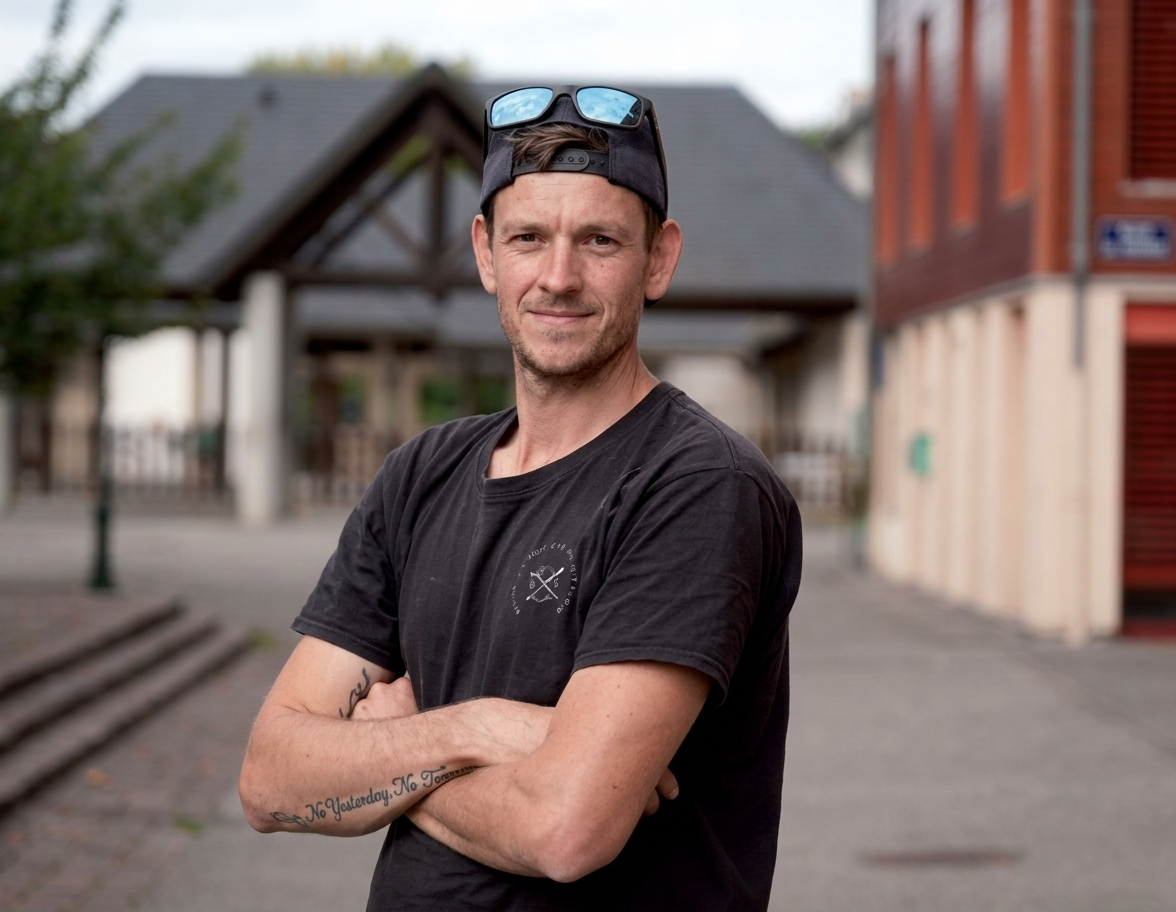 Rémi Musset - Artisan charpentier formé auprès des Compagnons à Épagny